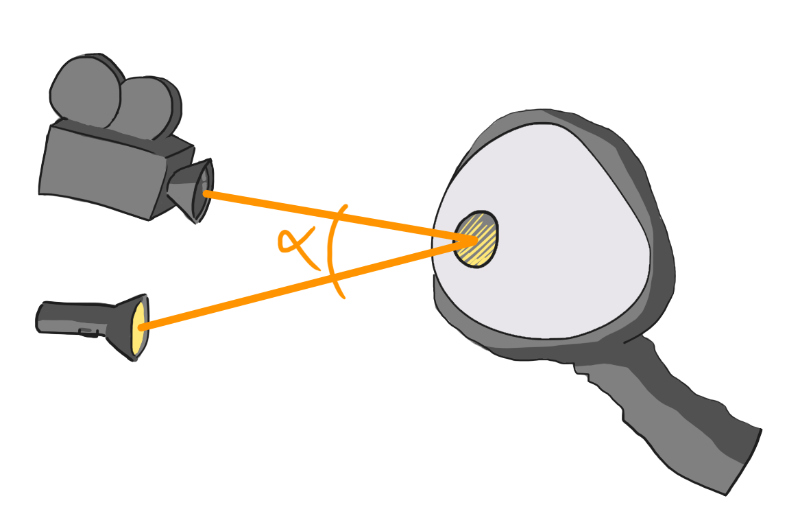 You've probably seen reflective tape in those construction worker vests. The idea here is the same. If light source direction aligns with your eye, the tapetum will bounce the light back to you.